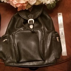 Vintage Leather Guess Backpack